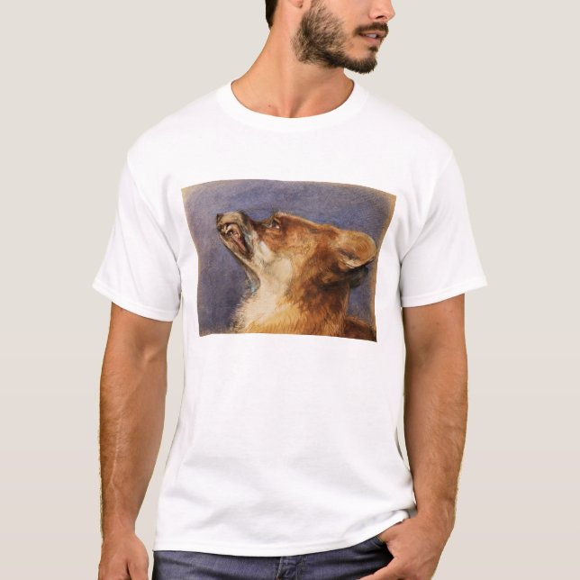 Huvud av en räv tee shirt (Framsida)