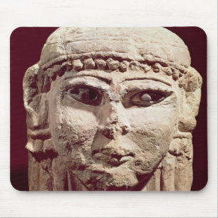Huvud av gudinnan Ishtar, från Amman, Jordanien Musmatta
