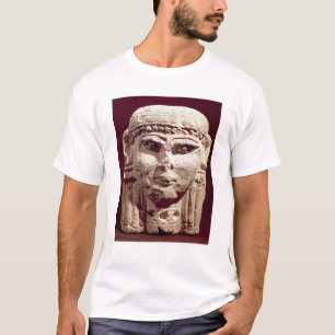 Huvud av gudinnan Ishtar, från Amman, Jordanien Tee
