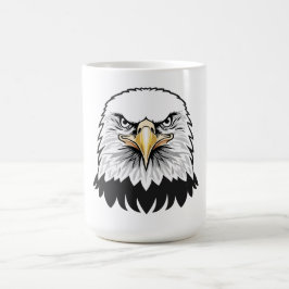 Huvud av havsörn kaffemugg