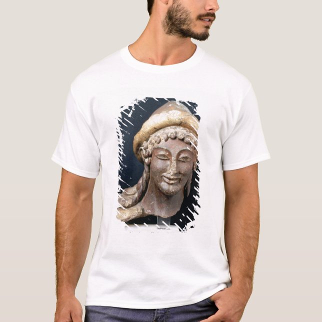 Huvud av Hermes som ha på sig pilos Tee Shirt (Framsida)