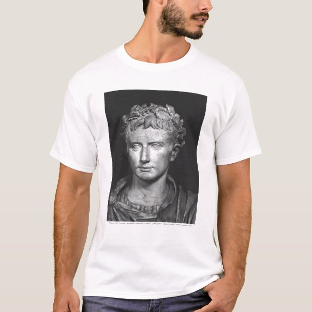 Huvud av kejsaren Augustus T-shirt (Framsida)
