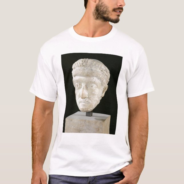 Huvud av kejsaren Theodosius II Tee Shirt (Framsida)