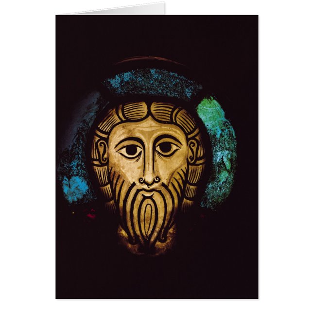 Huvud av Kristus Hälsningskort (Framsidan)