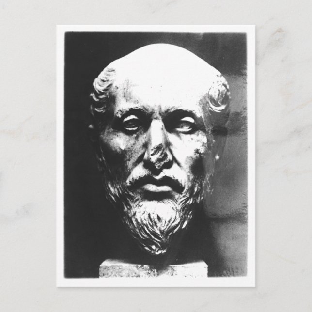 Huvud av Plotinus Vykort (Framsida)
