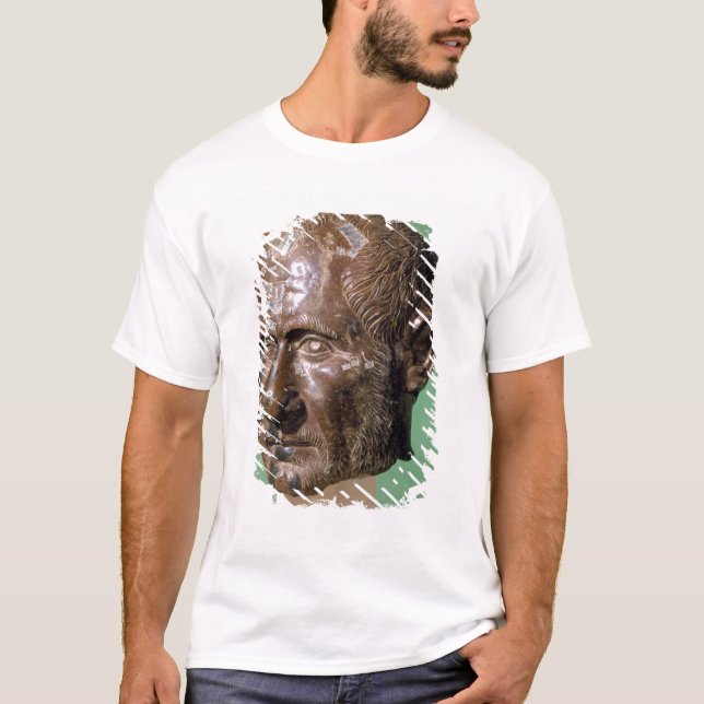 Huvud av Trajanus Decius från Samisegetuza T-shirt (Framsida)
