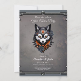 Huvud av varg, avslutat i djup inbjudningar