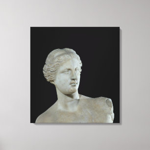 Huvud av Venuset de Milo, c.100 BC Canvastryck
