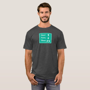 Huvud, byxor, skor. t-shirt