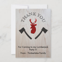 Huvud för buffelplädhjort tack kort