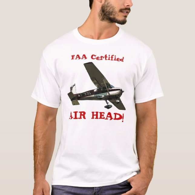 HUVUD för FAA-auktoriseradLUFT! T-shirt (Framsida)