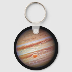 Huvud för fläck för PLANETJUPITER ` rött på ~ Nyckelring