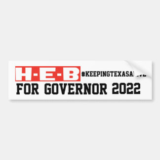 HUVUD FÖR GOVERNOR #KEEPINGTEXASALIVE BILDEKAL