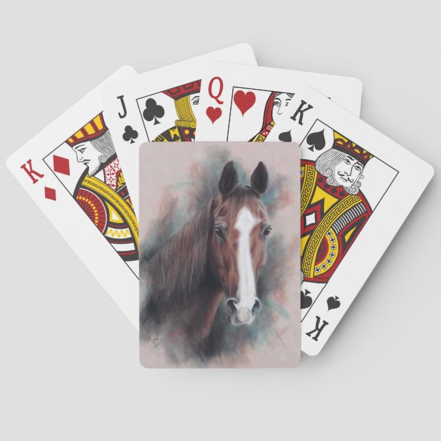 Huvud för kastanjepartiet casinokort (Baksidan)
