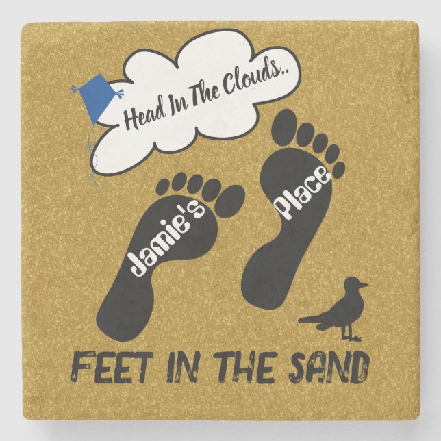 Huvud i molnen stenunderlägg (Framsidan)