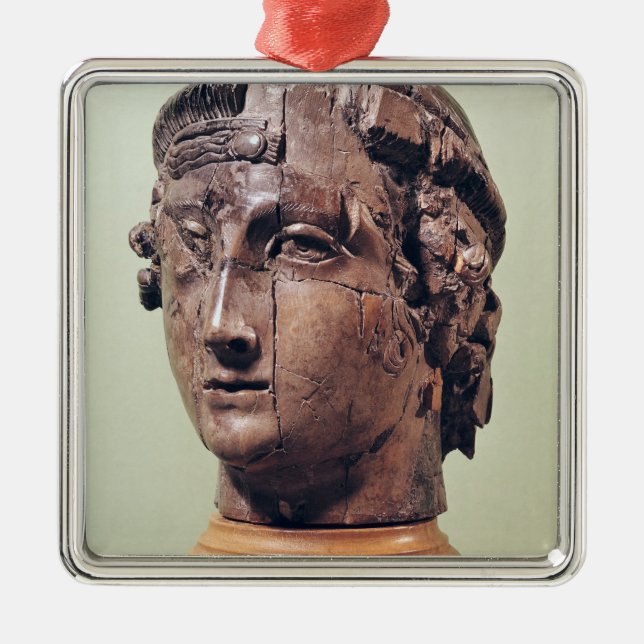 Huvud Julgransprydnad Metall (Framsidan)