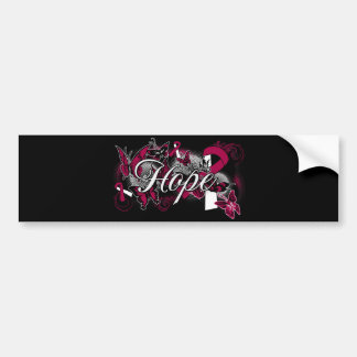 Huvud Nacke Cancer Hope Garden Ribbon Bildekal