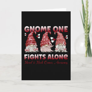 Huvud och Nacke Cancer Burgundy Ribbon Kort