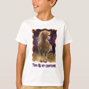 Huvud och Svans Eldhäst Kostym T Shirt