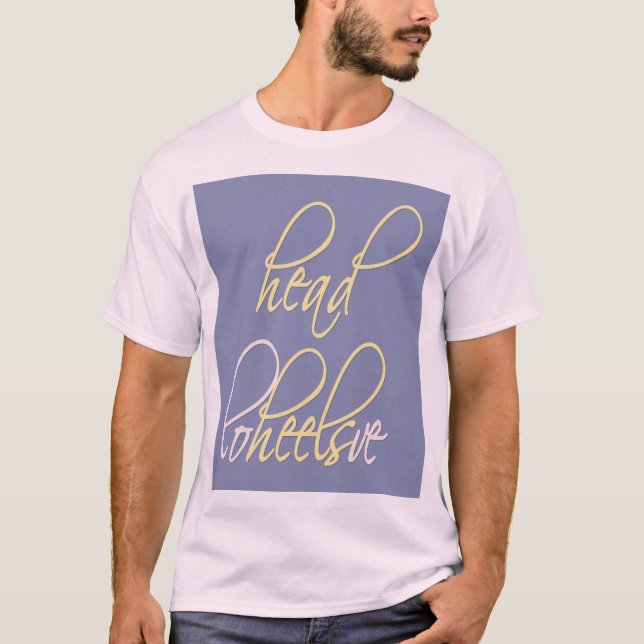 Huvud över Heels i Kärlek T Shirt (Framsida)