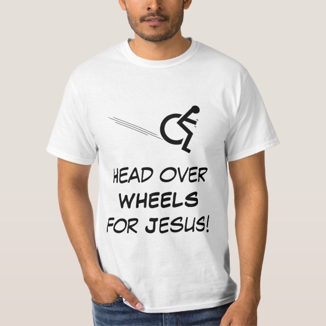 Huvud över hjul tee shirt (Framsida)