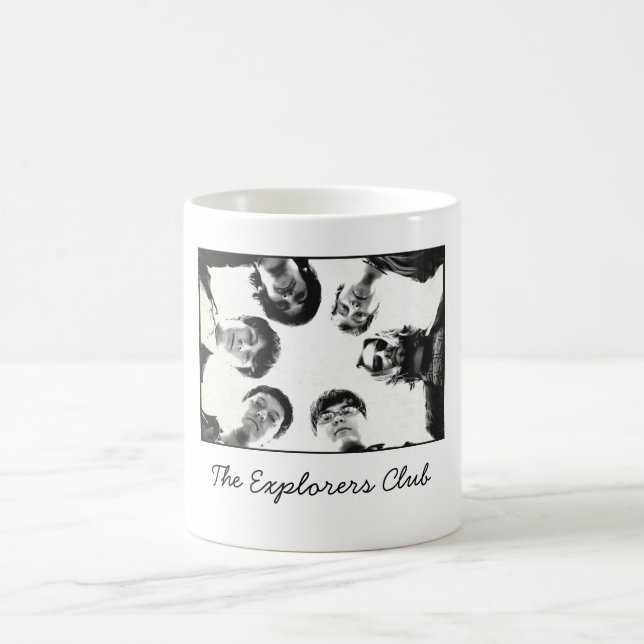 Huvud rånar upp kaffemugg (Center)