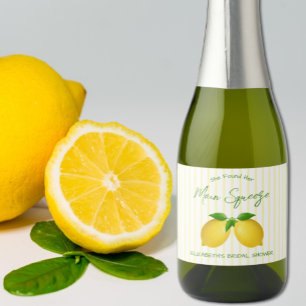 Huvud squeeze citron bröllopsdusch
