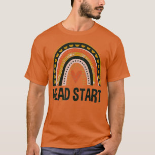 Huvud Start Rainbow Squad Girls Boys Teacher Tillb T Shirt