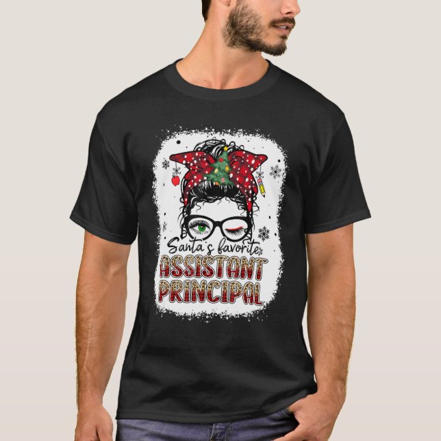  huvudansvarig för den biträde jultomtens favorita t shirt (Framsida)
