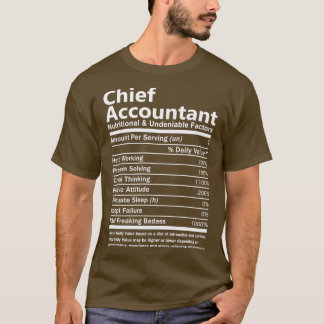 Huvudansvarig näringsfaktor och obestridlig faktor t shirt