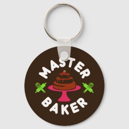 Huvudbaker - minimal chokladkummel nyckelring