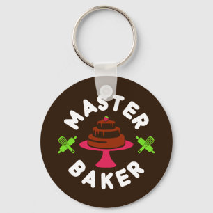 Huvudbaker - minimal chokladkummel nyckelring