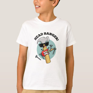 Huvudbanger Roliga Musik Puns  T Shirt