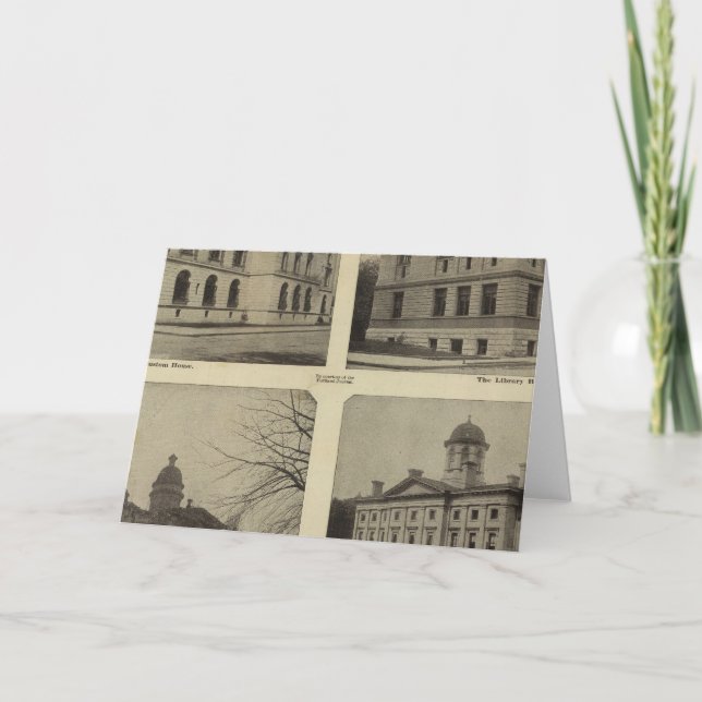 Huvudblad, Portland, Oregon Kort (Framsida)