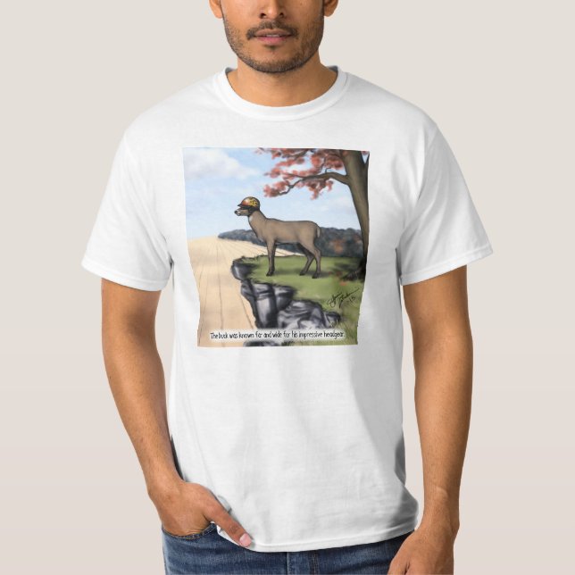 "Huvudbonad" skjorta Tee (Framsida)