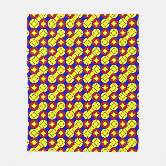 Huvudcirklar-10-FLEECE BLANKET M Fleecefilt (Framsidan)