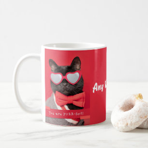Huvudeskatt i hjärtglaset, eget namn kaffemugg