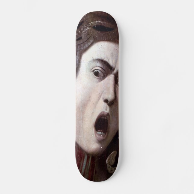 Huvudet av medusaen av Michelangelo Caravaggio Skateboard Bräda 19,5 Cm (Framsida)