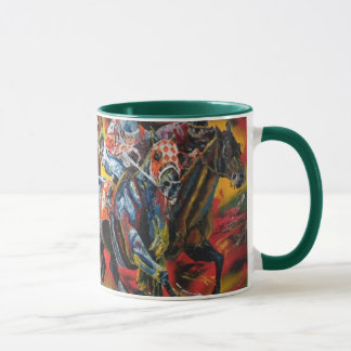 "huvudet - - head" racehorses mugg