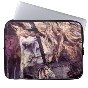Huvudet på en häst av Giovanni Boldini, Vintage Ar Laptop Fodral