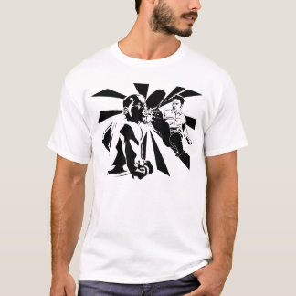 Huvudet sparkar tee shirt