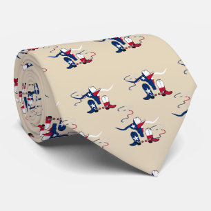 Huvudet W/Hat för det Texas flaggaråd startar Slips