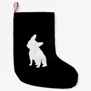Huvudets lutningsapparat Frenchie Head Bulldog Äls Liten Julstrumpa