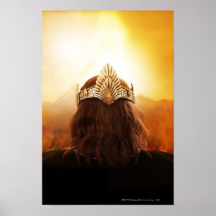 Huvudets rygg mot Krona Poster
