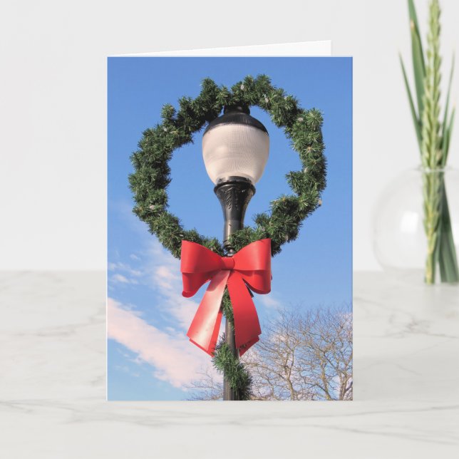 Huvudgatan i Falmouth, MA Helgkort (Framsida)