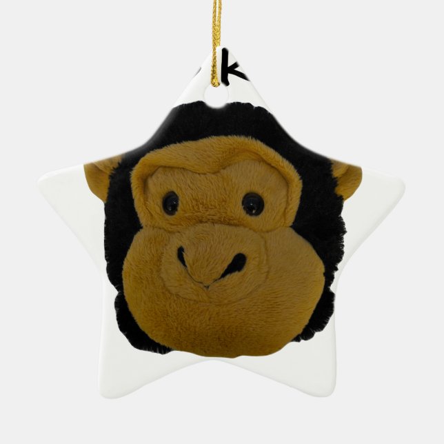 Huvudinnehavare Julgransprydnad Keramik (Framsidan)