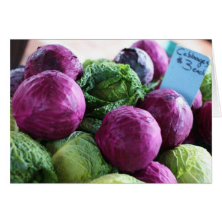 huvudkål hälsningskort