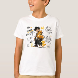 Huvudkaraktär Anime Stil Cool Konst T Shirt
