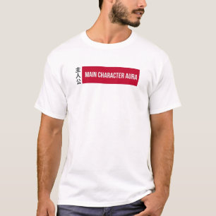 Huvudkaraktär Aura - Anime Streetwear Box Logotyp T Shirt