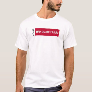 Huvudkaraktär Aura - Anime Streetwear Box Logotyp T Shirt